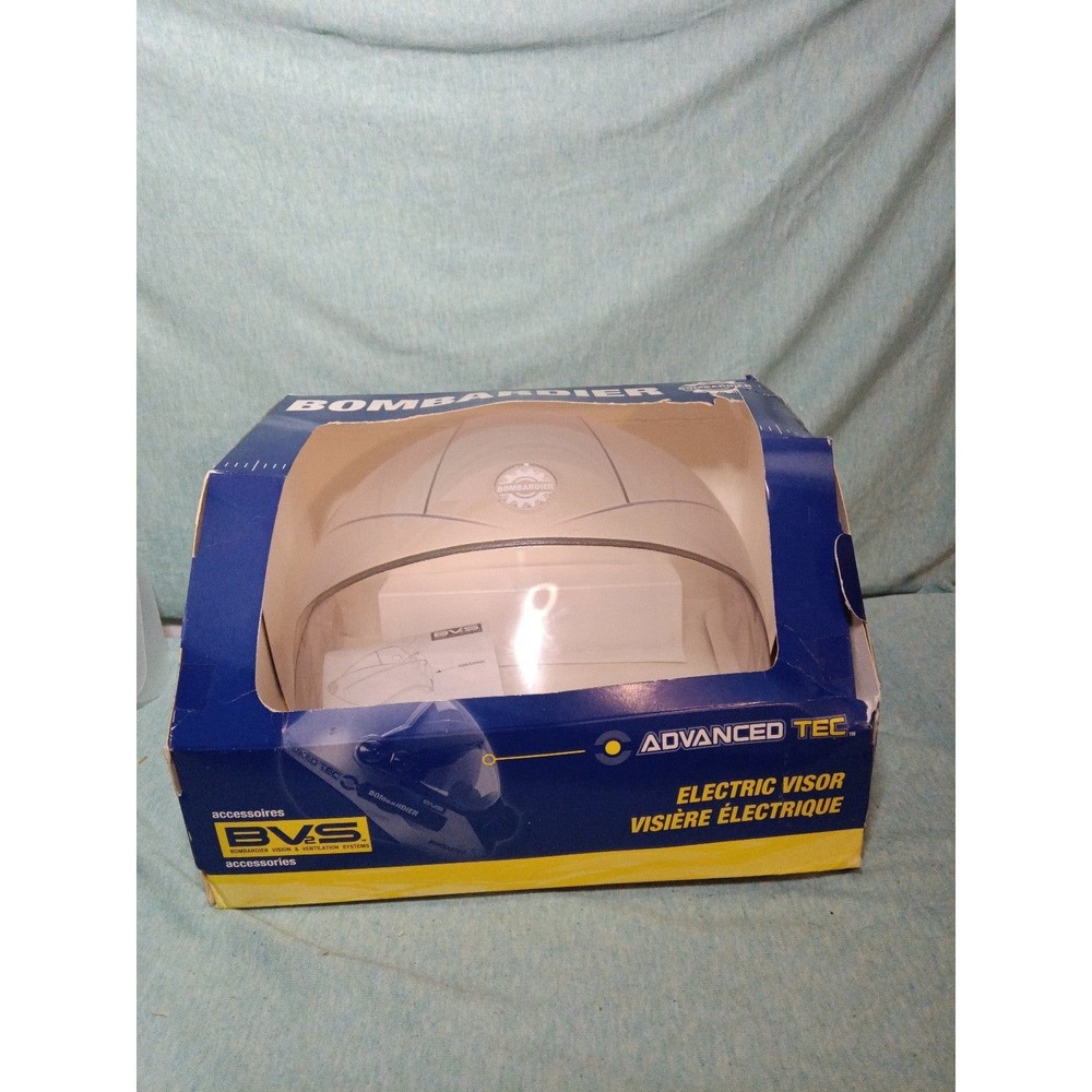 Bombardier racing helmet clear inner visor, new